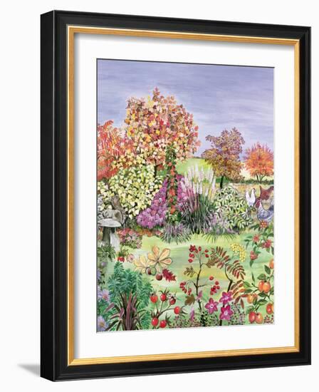 Autumn from the Four Seasons (One of a Set of Four)-Hilary Jones-Framed Giclee Print