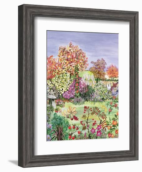 Autumn from the Four Seasons (One of a Set of Four)-Hilary Jones-Framed Giclee Print