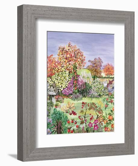 Autumn from the Four Seasons (One of a Set of Four)-Hilary Jones-Framed Giclee Print