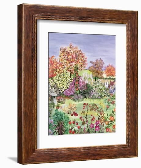 Autumn from the Four Seasons (One of a Set of Four)-Hilary Jones-Framed Giclee Print