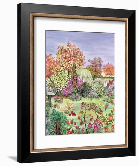 Autumn from the Four Seasons (One of a Set of Four)-Hilary Jones-Framed Giclee Print