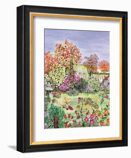 Autumn from the Four Seasons (One of a Set of Four)-Hilary Jones-Framed Giclee Print