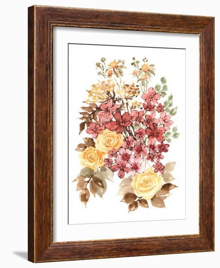Autumn Garden Bouquet II-Ania Zwara-Framed Art Print