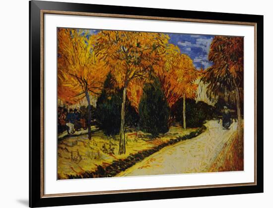 Autumn Garden-Vincent van Gogh-Framed Art Print