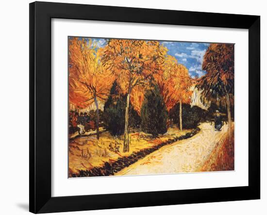 Autumn Garden-Vincent van Gogh-Framed Art Print