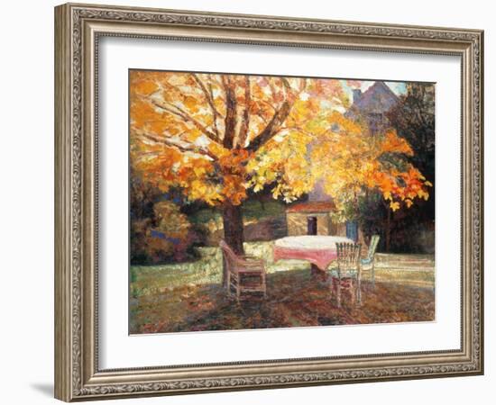 Autumn Garden-Victor Charreton-Framed Giclee Print