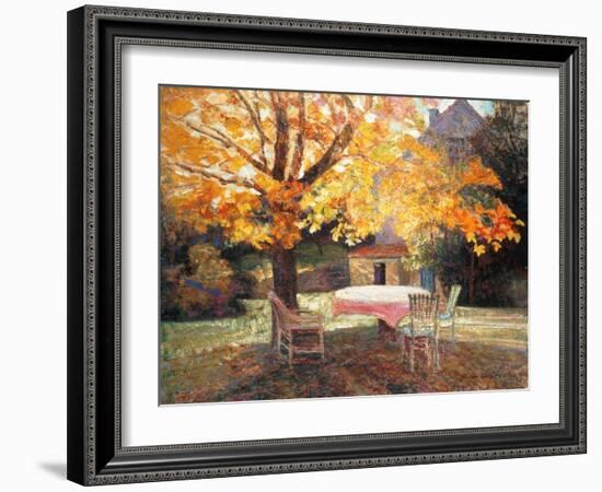 Autumn Garden-Victor Charreton-Framed Giclee Print