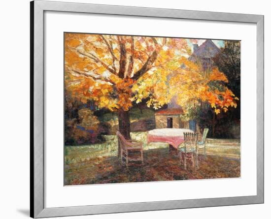 Autumn Garden-Victor Charreton-Framed Giclee Print