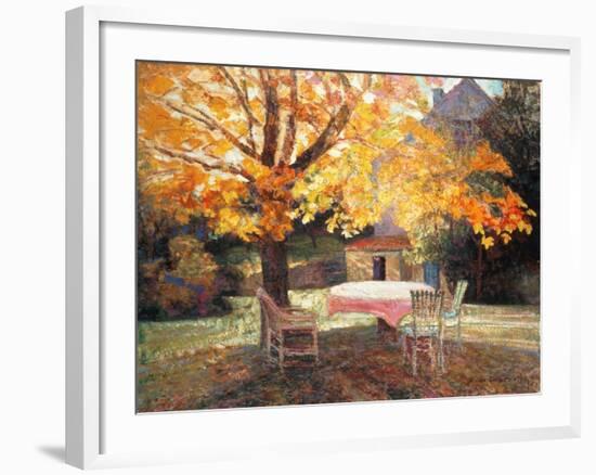 Autumn Garden-Victor Charreton-Framed Giclee Print