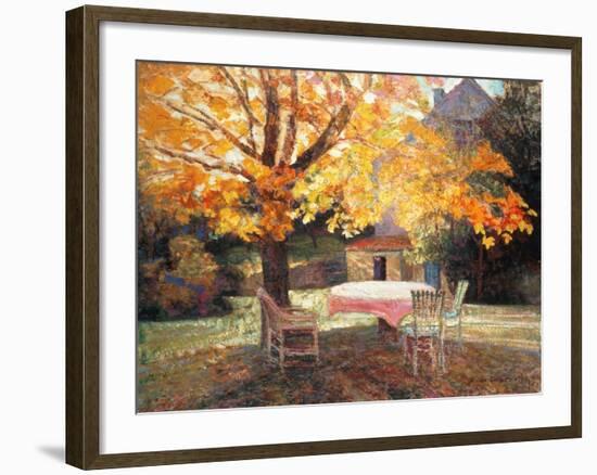 Autumn Garden-Victor Charreton-Framed Giclee Print