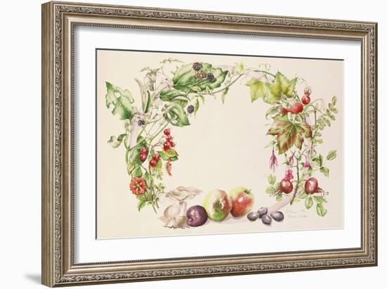 Autumn Garland-Alison Cooper-Framed Giclee Print