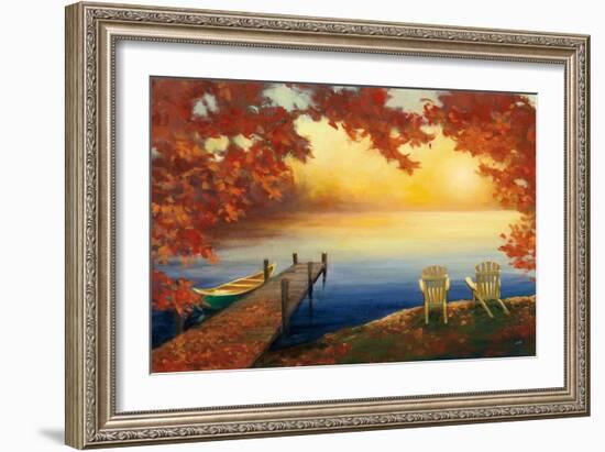 Autumn Glow Crop v2-Julia Purinton-Framed Art Print