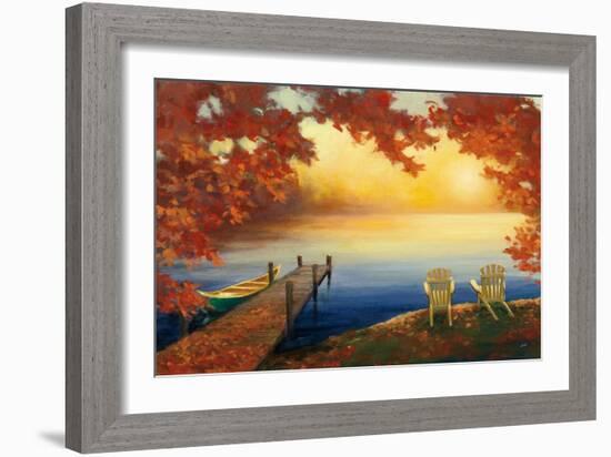 Autumn Glow Crop v2-Julia Purinton-Framed Art Print