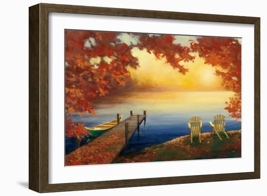 Autumn Glow Crop v2-Julia Purinton-Framed Art Print