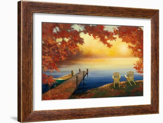 Autumn Glow Crop v2-Julia Purinton-Framed Art Print