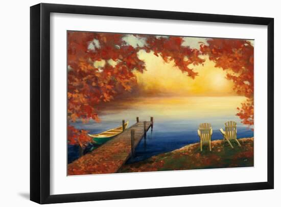 Autumn Glow Crop v2-Julia Purinton-Framed Art Print