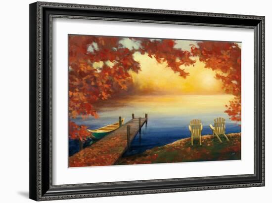 Autumn Glow Crop v2-Julia Purinton-Framed Art Print