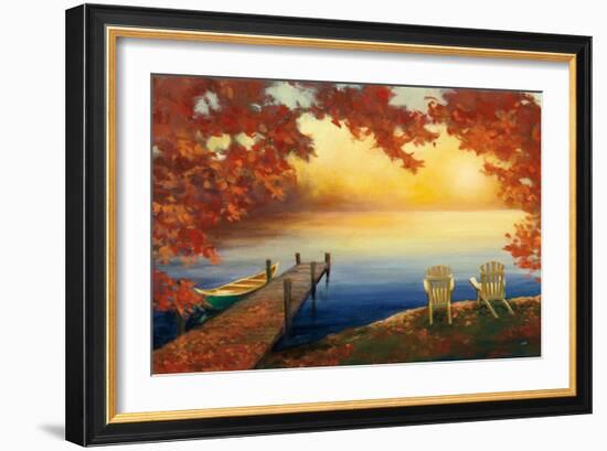 Autumn Glow Crop v2-Julia Purinton-Framed Art Print