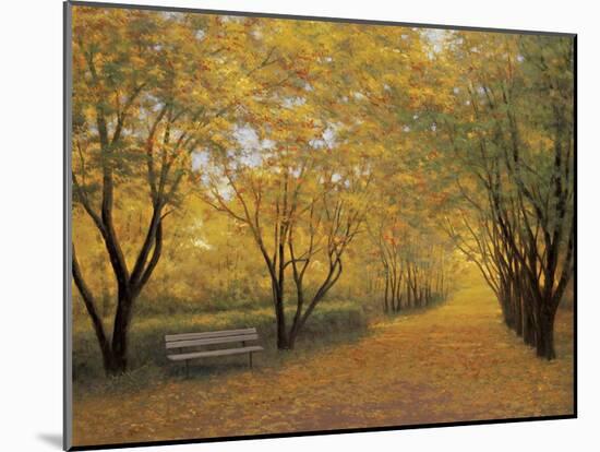 Autumn Gold-Diane Romanello-Mounted Art Print