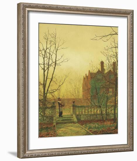 Autumn Gold-John Atkinson Grimshaw-Framed Premium Giclee Print