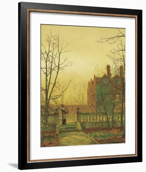 Autumn Gold-John Atkinson Grimshaw-Framed Premium Giclee Print