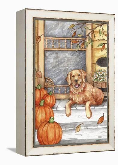 Autumn Golden Welcome-Melinda Hipsher-Framed Premier Image Canvas