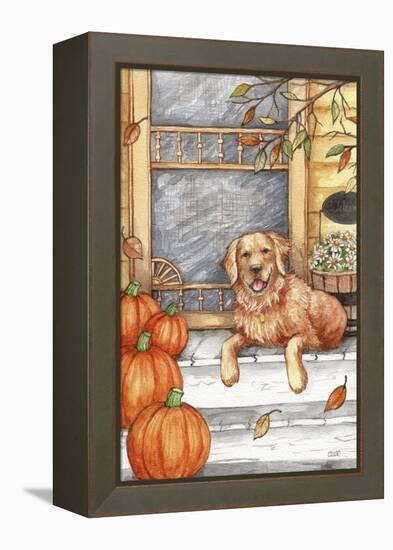 Autumn Golden Welcome-Melinda Hipsher-Framed Premier Image Canvas