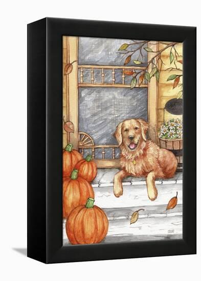 Autumn Golden Welcome-Melinda Hipsher-Framed Premier Image Canvas