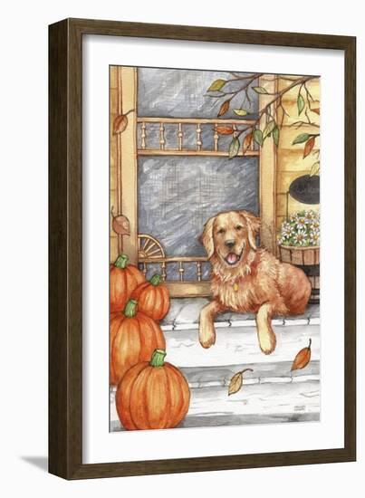 Autumn Golden Welcome-Melinda Hipsher-Framed Giclee Print