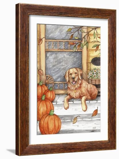 Autumn Golden Welcome-Melinda Hipsher-Framed Giclee Print