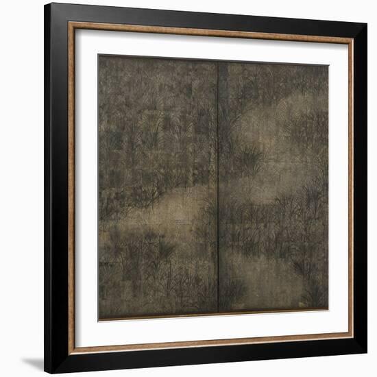 Autumn Grass, Edo Period-Suzuki Kiitsu-Framed Giclee Print