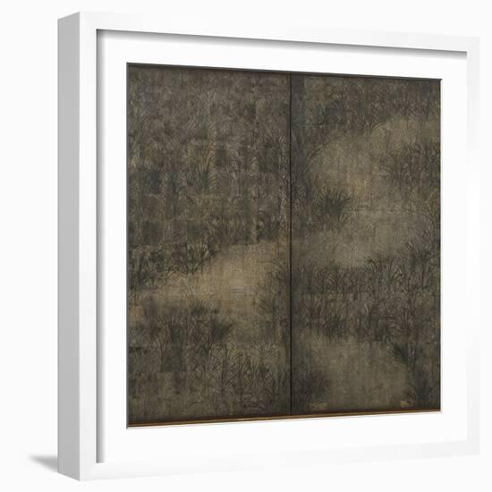 Autumn Grass, Edo Period-Suzuki Kiitsu-Framed Giclee Print