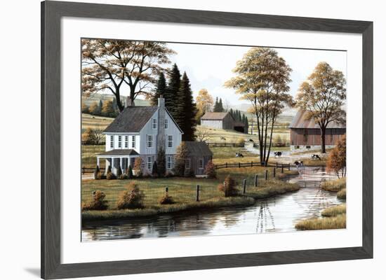 Autumn Grazing-Bill Saunders-Framed Art Print