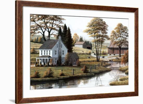 Autumn Grazing-Bill Saunders-Framed Art Print