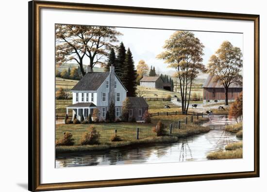 Autumn Grazing-Bill Saunders-Framed Art Print