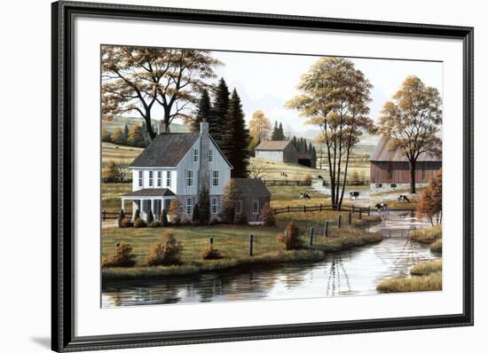 Autumn Grazing-Bill Saunders-Framed Art Print