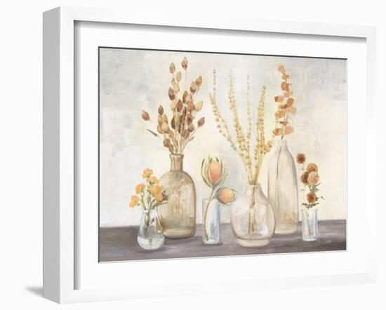 Autumn Greenhouse I Brown-Julia Purinton-Framed Art Print