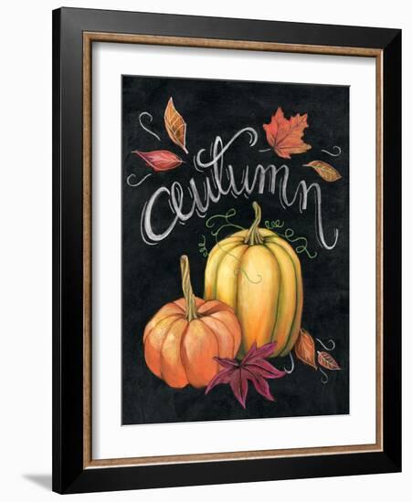 Autumn Harvest I Gold Pumpkin-Mary Urban-Framed Art Print