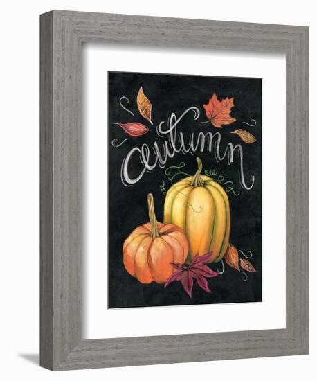 Autumn Harvest I Gold Pumpkin-Mary Urban-Framed Premium Giclee Print