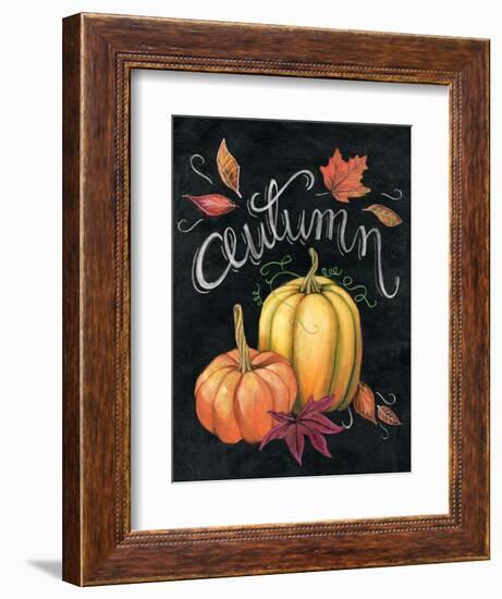 Autumn Harvest I Gold Pumpkin-Mary Urban-Framed Premium Giclee Print