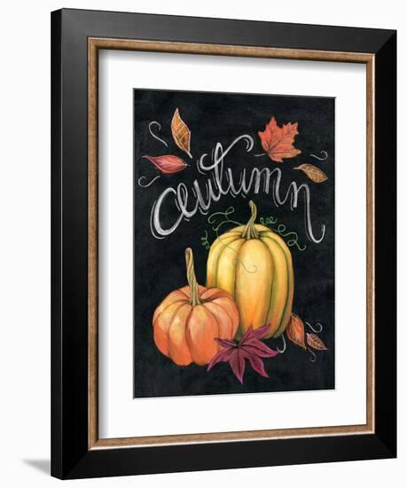 Autumn Harvest I Gold Pumpkin-Mary Urban-Framed Premium Giclee Print