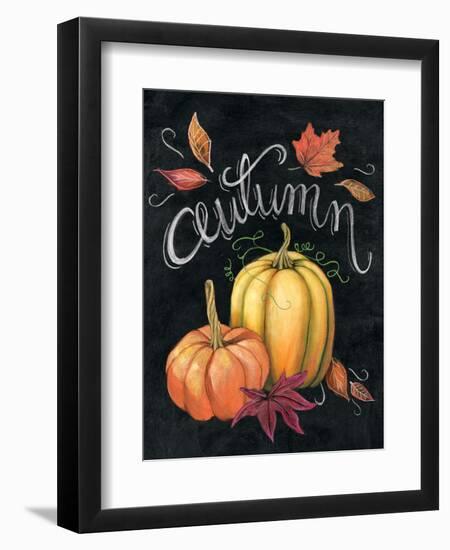 Autumn Harvest I Gold Pumpkin-Mary Urban-Framed Premium Giclee Print