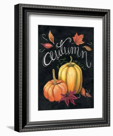 Autumn Harvest I Gold Pumpkin-Mary Urban-Framed Premium Giclee Print