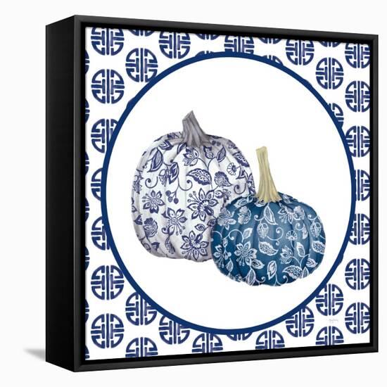 Autumn Harvest IV Chinoiserie-Mary Urban-Framed Stretched Canvas