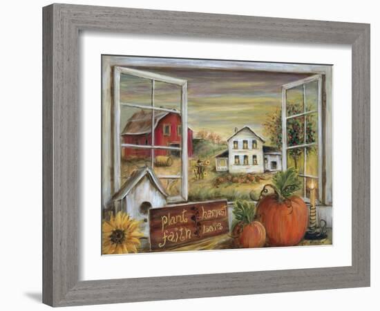 Autumn Harvest-Marilyn Dunlap-Framed Art Print