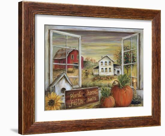 Autumn Harvest-Marilyn Dunlap-Framed Art Print