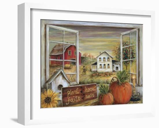 Autumn Harvest-Marilyn Dunlap-Framed Art Print