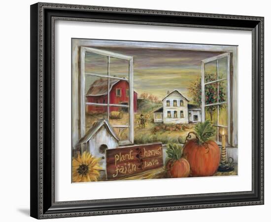 Autumn Harvest-Marilyn Dunlap-Framed Art Print