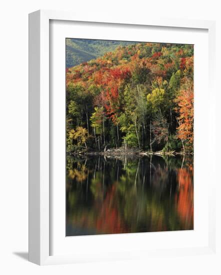 Autumn, Heart Lake, New York, USA-Charles Gurche-Framed Photographic Print