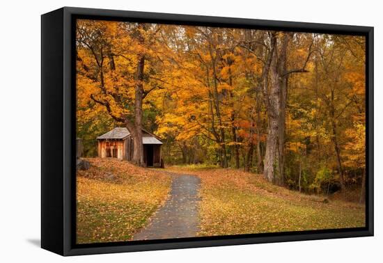 Autumn Home-Natalie Mikaels-Framed Premier Image Canvas